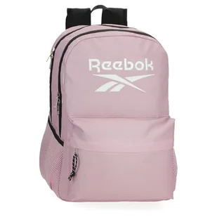 Reebok Boston Plecak Szkolny Dwukomorowy Laptop 15,6 cala Różowy 31x44x15 cm Poliester by Joumma Bags, Różowy kolor, 31x44x15 cms, Dwukomorowy plecak szkolny - Plecaki szkolne i tornistry - miniaturka - grafika 1