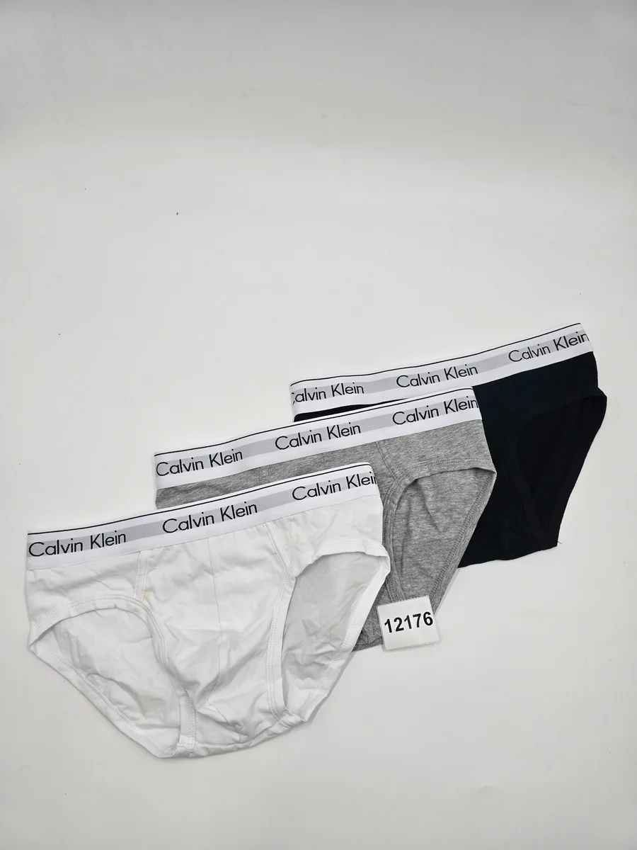Męskie slipy bawełniane Calvin Klein rozmiar L trzy pary ...12176…w19