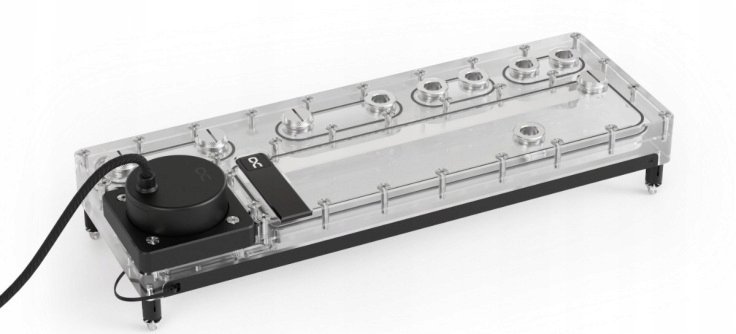 Alphacool Core Distroplate 360 Links V.2 z pompą D5 Apex do D5/DDC 13875