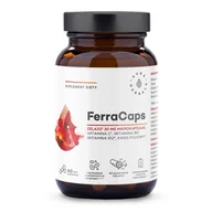 Witaminy i minerały - Aura Herbals FerraCaps suplement diety 60 kaps. - miniaturka - grafika 1