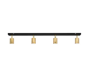 LED Oświetlenie punktowe TUNE 4xGU10/4,8W/230V złoty/czarny - Lampy sufitowe - miniaturka - grafika 1