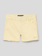 Spodnie i spodenki dla dziewczynek - Szorty z wyhaftowanym logo model ‘TWILL’ - miniaturka - grafika 1