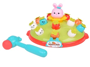 ZABAWKA MUZYCZNA UDERZ MŁOTECZKIEM MARCHEWKI - Zabawki interaktywne dla dzieci - miniaturka - grafika 1