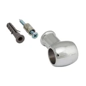 Haki, szakle i karabinki - Uchwyt dystansowy z wkrętem retro Ø16 chrom - miniaturka - grafika 1