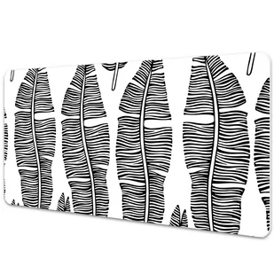 Podkładka na biurko Roślinny wzór z liśćmi 90x45 cm - Podkładki na biurko - miniaturka - grafika 1