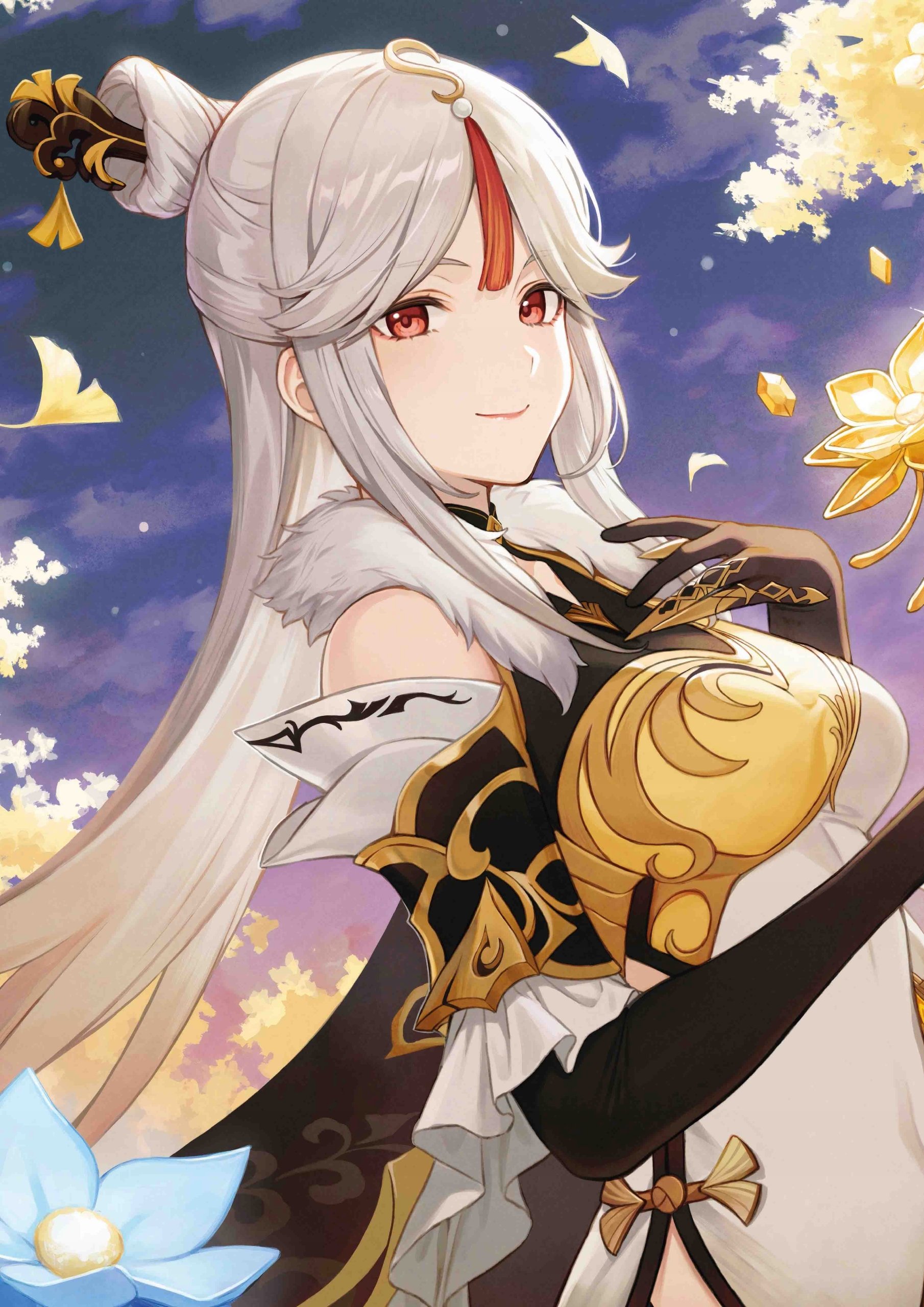 Plakat A3 Genshin Impact Anime Gra Ningguang