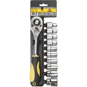 Zestawy narzędziowe - Topex zestaw nasadek 1/2'', komplet 11 części, , 38D652 - miniaturka - grafika 1