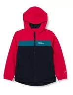 Kurtki i płaszcze dla chłopców - Jack Wolfskin Chłopięca kurtka funkcyjna Four Lakes Night Blue, 104 - miniaturka - grafika 1