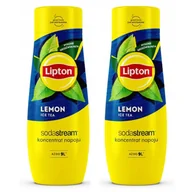 Syropy i koncentraty owocowe - Zestaw 2 x Syrop SodaStream Lipton Ice Tea Lemon - miniaturka - grafika 1
