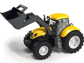 Samochody i pojazdy dla dzieci - Traktor Ciągnik Z Łyżką Gumowe Koła 1:16 - miniaturka - grafika 1