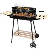 Grille - Q43B GRILL OGRODOWY NA KÓŁKACH - miniaturka - grafika 1