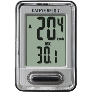 Cateye komputer rowerowy Velo 7 CC-vl520, fa003524056 CA240VELO7 - Liczniki rowerowe - miniaturka - grafika 1