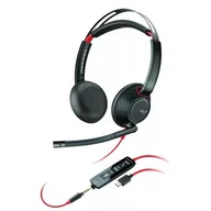 Słuchawki - Poly Blackwire C5220 USB-C Czarne - miniaturka - grafika 1
