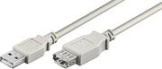 Kable USB - Kabel USB MicroConnect USB2.0 Extension A-A 0,1m M-F USBAAF01 - miniaturka - grafika 1