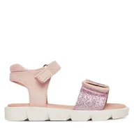Buty dla dziewczynek - Sandały Garvalin 252400 Różowy - miniaturka - grafika 1
