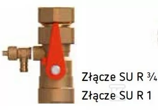 Reflex SzybkoZłącze SU 3/4 do naczynia przeponowego 76.13.000 Szybkozłącze SU... - Akcesoria grzewcze - miniaturka - grafika 2