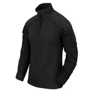 Odzież taktyczna i umundurowanie - Bluza Helikon-Tex MCDU Combat Shirt Ripstop Czarna - miniaturka - grafika 1
