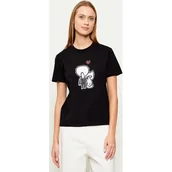 Koszulki i topy damskie - Karl Lagerfeld T-shirt ikon valentine Regular Fit - miniaturka - grafika 1
