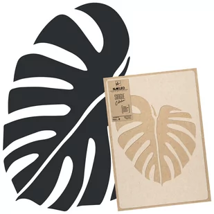 Szablon Malarski tropikalny /45x65/ liść Monstera - Szablony malarskie - miniaturka - grafika 1