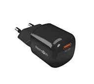 Ładowarki do telefonów - Reinston ELSI016 GAN 30W USB-C Czarny - miniaturka - grafika 1