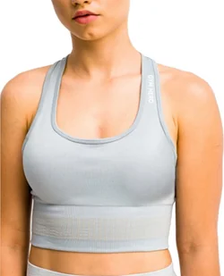 GymHero Stripes Bra BRA BRA-GRAPHITE, biustonosze, damskie, szary, rozmiar: M - Biustonosze - miniaturka - grafika 1