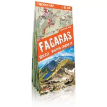 ExpressMap praca zbiorowa trekking map Góry Fogarskie, Bucegi, Piatra Ciagiului (Fagaras, Bucegi, Piatra Ciagiului). Laminowana mapa trekkingowa 1:80 000