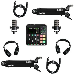 Zestaw RODE Duo Podcast Kit Kardioidalny - Mikrofony komputerowe - miniaturka - grafika 1