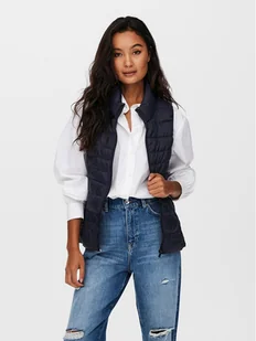 ONLY Bezrękawnik New Claire 15225157 Granatowy Regular Fit - Kamizelki damskie - miniaturka - grafika 1