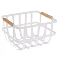 Kosze na owoce - EH Excellent Houseware Kosz metalowy na owoce 22 x 27 cm biały 170455860 - miniaturka - grafika 1