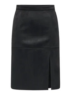 ONLY Spódnica z imitacji skóry Loline 15357433 Czarny Regular Fit - Spódnice - miniaturka - grafika 1
