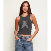 Bluzki damskie - Patrizia Pepe Top Cropped Fit - miniaturka - grafika 1