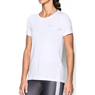 Koszulki i topy damskie - Under Armour UA HG Armour SS Fitness-T-Shirt damski i Tanks, biały 1285637_100_XL - miniaturka - grafika 1