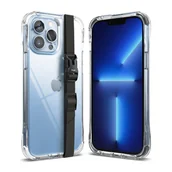 Etui i futerały do telefonów - RINGKE Fusion+ Combo pancerne etui do iPhone 13 Pro Max obudowa pokrowiec z paskiem i żelową ramką czarny (FPB578E55) FPB578E55 - miniaturka - grafika 1