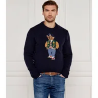 Swetry męskie - POLO RALPH LAUREN Wełniany sweter | Regular Fit | z dodatkiem kaszmiru - miniaturka - grafika 1