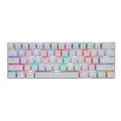 Klawiatury - Motospeed CK62 Biały - miniaturka - grafika 1