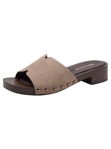 Tamaris Damen 1-27118-46 Damskie kapcie, Kret, 40 EU