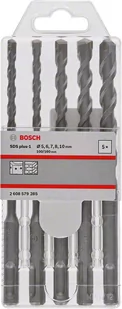 Wiertła BOSCH SDS Plus-1, 5-10 mm, 5 szt. - Wiertła - miniaturka - grafika 1
