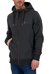 Alife and Kickin HurricaneAK B męska bluza dresowa, kurtka rekreacyjna, bluza z zamkiem błyskawicznym, S-XXXL, Moonless Melange, XL, Moon less melanż - Kurtki męskie - miniaturka - grafika 1