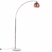 Lampy stojące - Beliani Lampa stojąca miedziana 210 cm PAROO - miniaturka - grafika 1