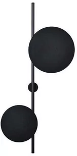Lampa ścienna kinkiet okręgi REGA 2x G9 okrąg 81cm czarny - Lampy ścienne - miniaturka - grafika 1