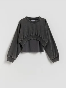 Reserved - Bluza z topem - czarny - Bluzki dla dziewczynek - miniaturka - grafika 1