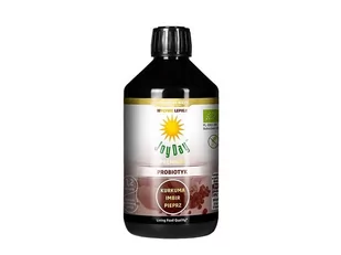 JOY DAY SUPLEMENT DIETY KONCENTRAT NAPOJU PROBIOTYCZNEGO KURKUMA IMBIR PIEPRZ BIO 500 ml - JOY DAY - Zdrowa żywność - miniaturka - grafika 1