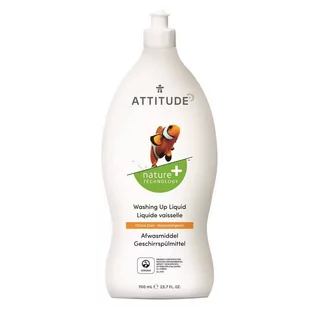 Attitude, Płyn do mycia naczyń, Skórka Cytrynowa (Citrus Zest), 700 ml - Płyny do naczyń - miniaturka - grafika 1