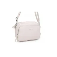 Torebki damskie - Jasno Beżowa Urocza Damska Listonoszka na Ramię LUIGISANTO Skóra Eko - miniaturka - grafika 1