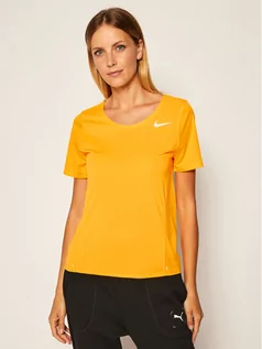 Koszulki i topy damskie - Nike Koszulka techniczna City Sleek CJ9444 Pomarańczowy Standard Fit - grafika 1