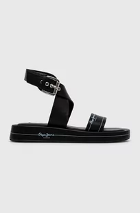 Pepe Jeans sandały SUMMER damskie kolor czarny PLS90579 - Sandały damskie - miniaturka - grafika 1