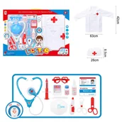 Zabawy w naśladowanie dorosłych - ASKATO FARTUCH LEKARSKI 21994 - miniaturka - grafika 1