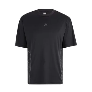Męska Koszulka z krótkim rękawem FILA RONCHIN OVERSIZED FAM0281-80010 – Czarny - Koszulki męskie - miniaturka - grafika 1