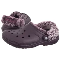Klapki i japonki damskie - Klapki Classic Fleece Lined Clog Plush Plum 211396-5CQ (CR404-a) Crocs - miniaturka - grafika 1
