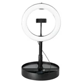 Lampy studyjne - Hama Lampa pierścieniowa  LAMPA PIERŚCIENIOWA Z UCHWYTEM 46420000 - miniaturka - grafika 1